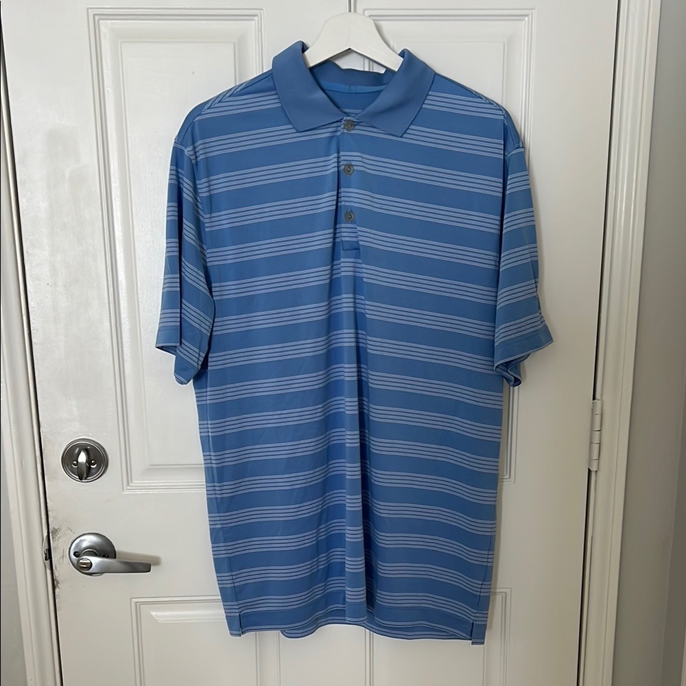 NIKE Golf Striped Polo Shirt